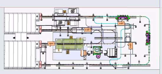 Utilisé pour le rouleau de tension du rouleau en polyuréthane de la chaîne de production continue de plaques d'acier